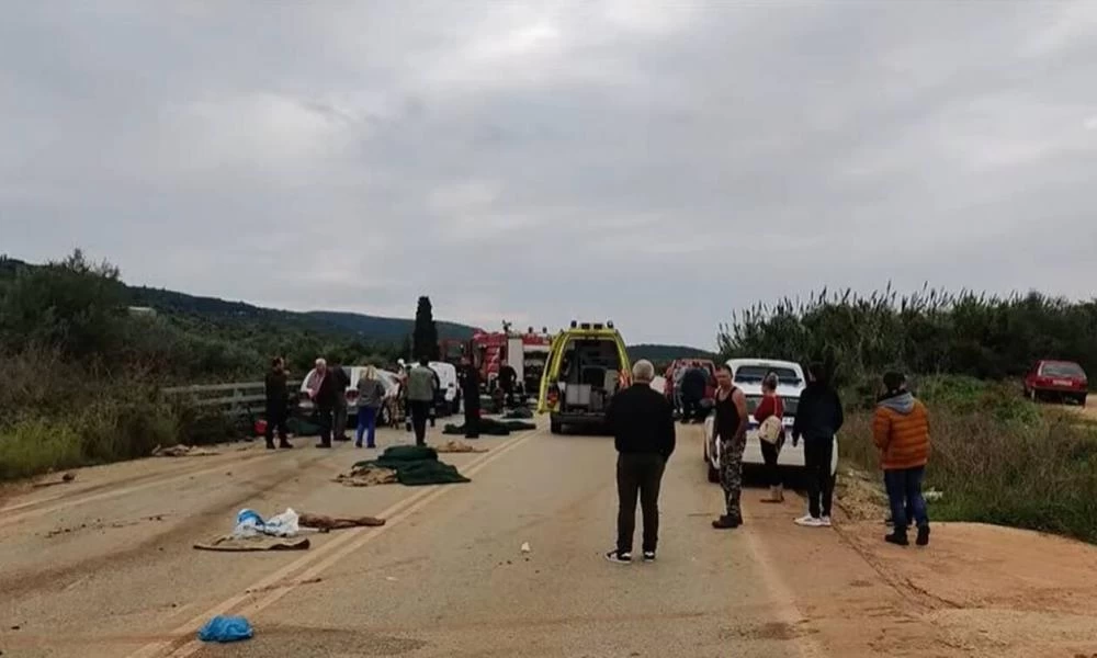 Θανατηφόρο τροχαίο με νεκροφόρα και Ι.Χ. στους Γαργαλιάνους